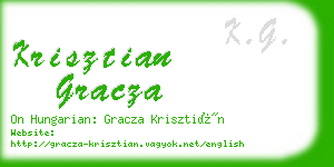 krisztian gracza business card